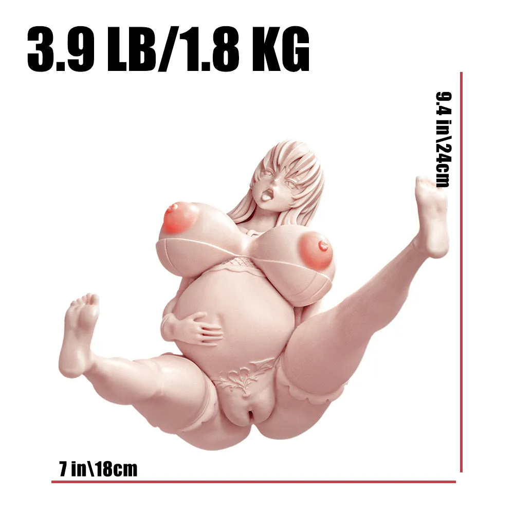 1.0 Blanche: Anime Sex Doll Male Masturbator Fat Pregnant