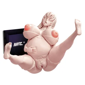 1.0 Blanche: Anime Sex Doll Male Masturbator Fat Pregnant