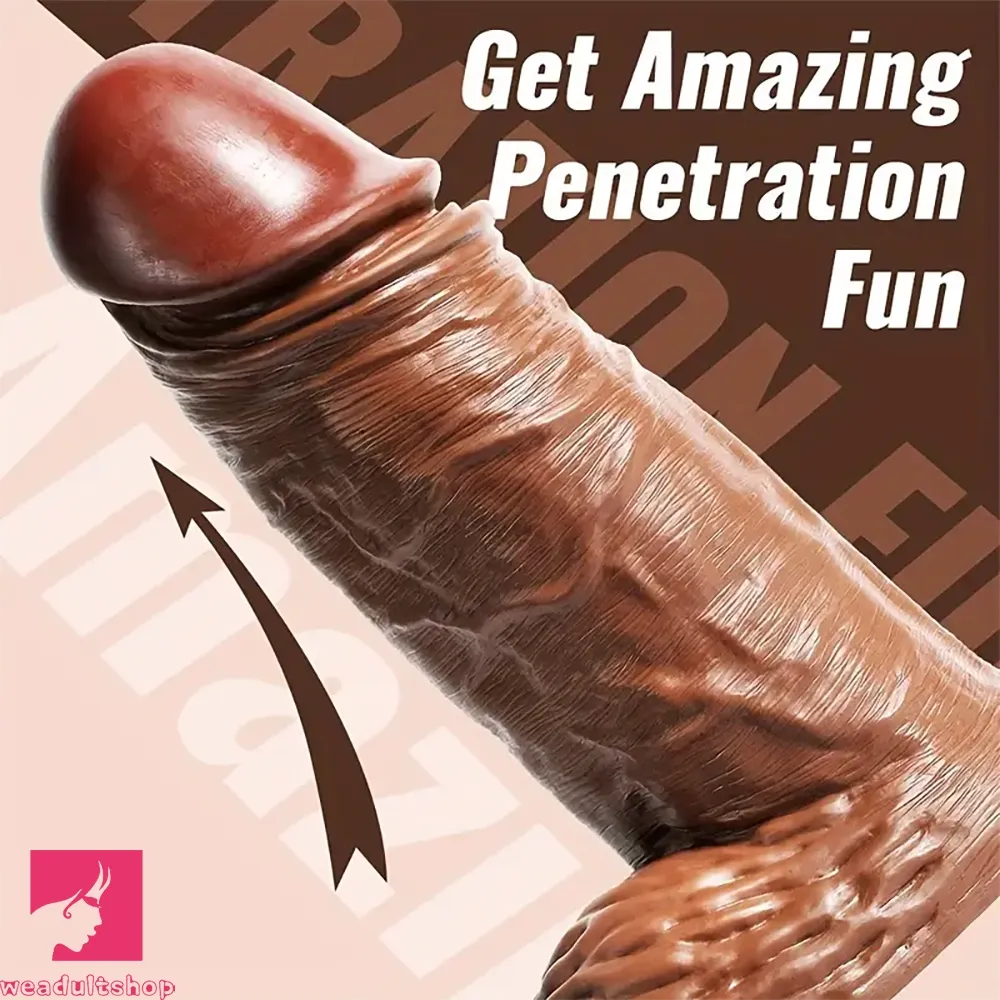 15.16in Realistic Silicone Big Dildo Sex Toy Thick G-spot Anal Prostate Dildo