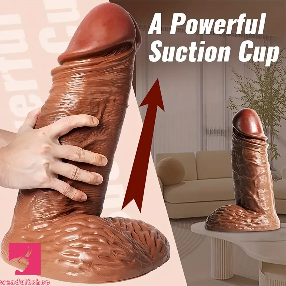 15.16in Realistic Silicone Big Dildo Sex Toy Thick G-spot Anal Prostate Dildo