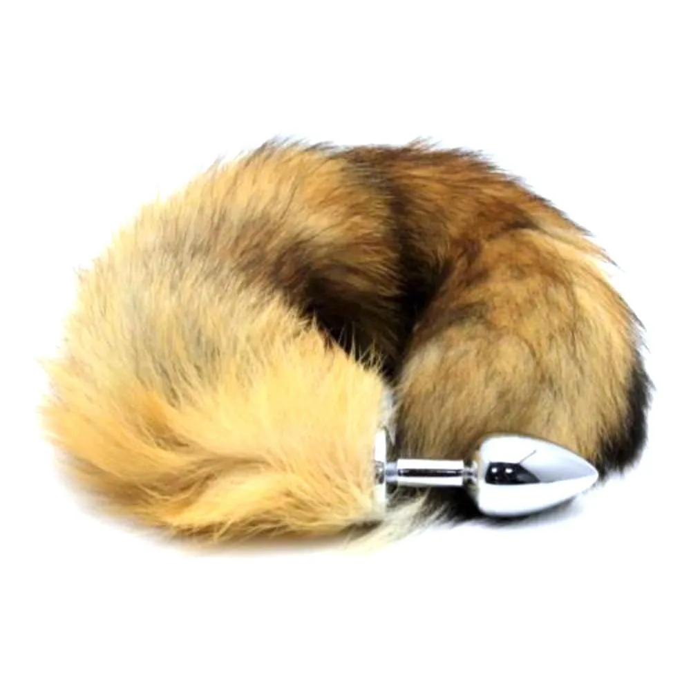 17 Tail Brown Fox 3 Stainless steel Plug sizes available