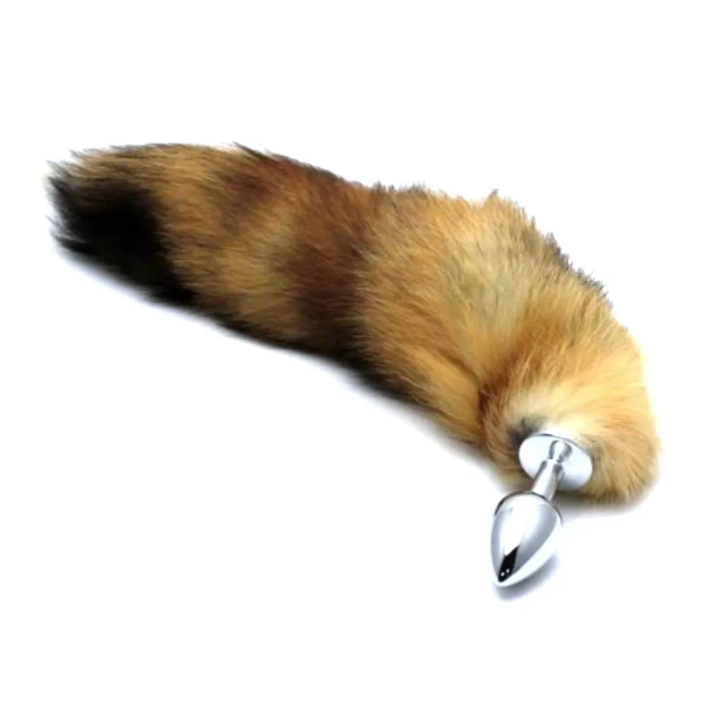 17 Tail Brown Fox 3 Stainless steel Plug sizes available