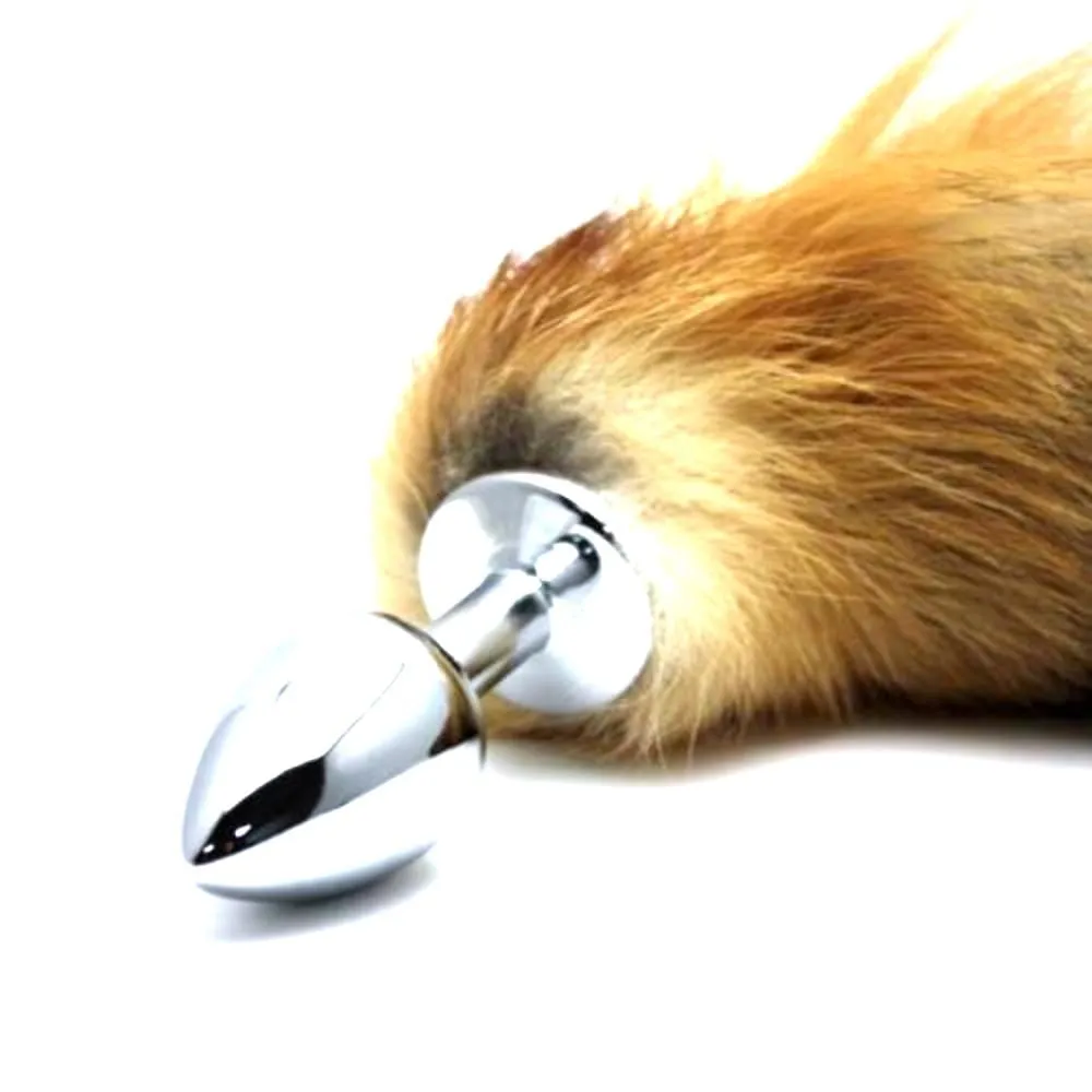 17 Tail Brown Fox 3 Stainless steel Plug sizes available