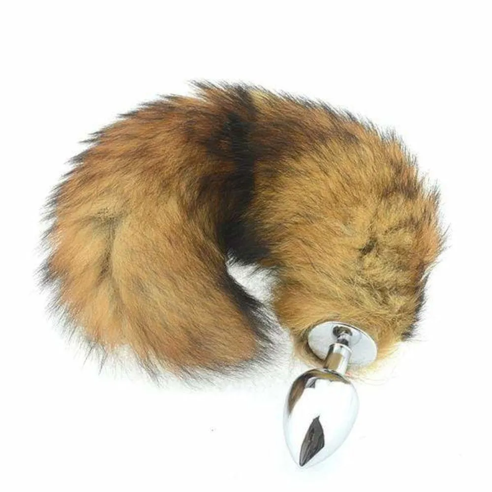 17 Tail Brown Fox 3 Stainless steel Plug sizes available