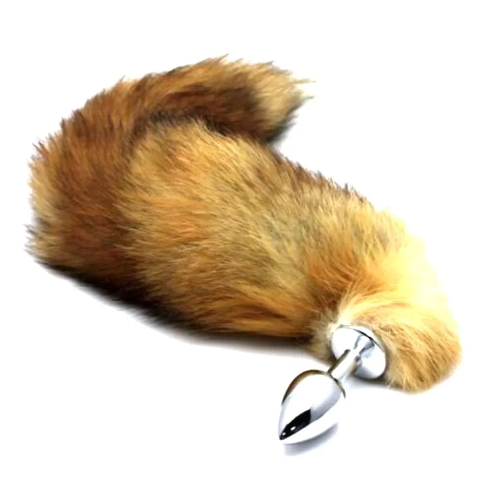 17 Tail Brown Fox 3 Stainless steel Plug sizes available