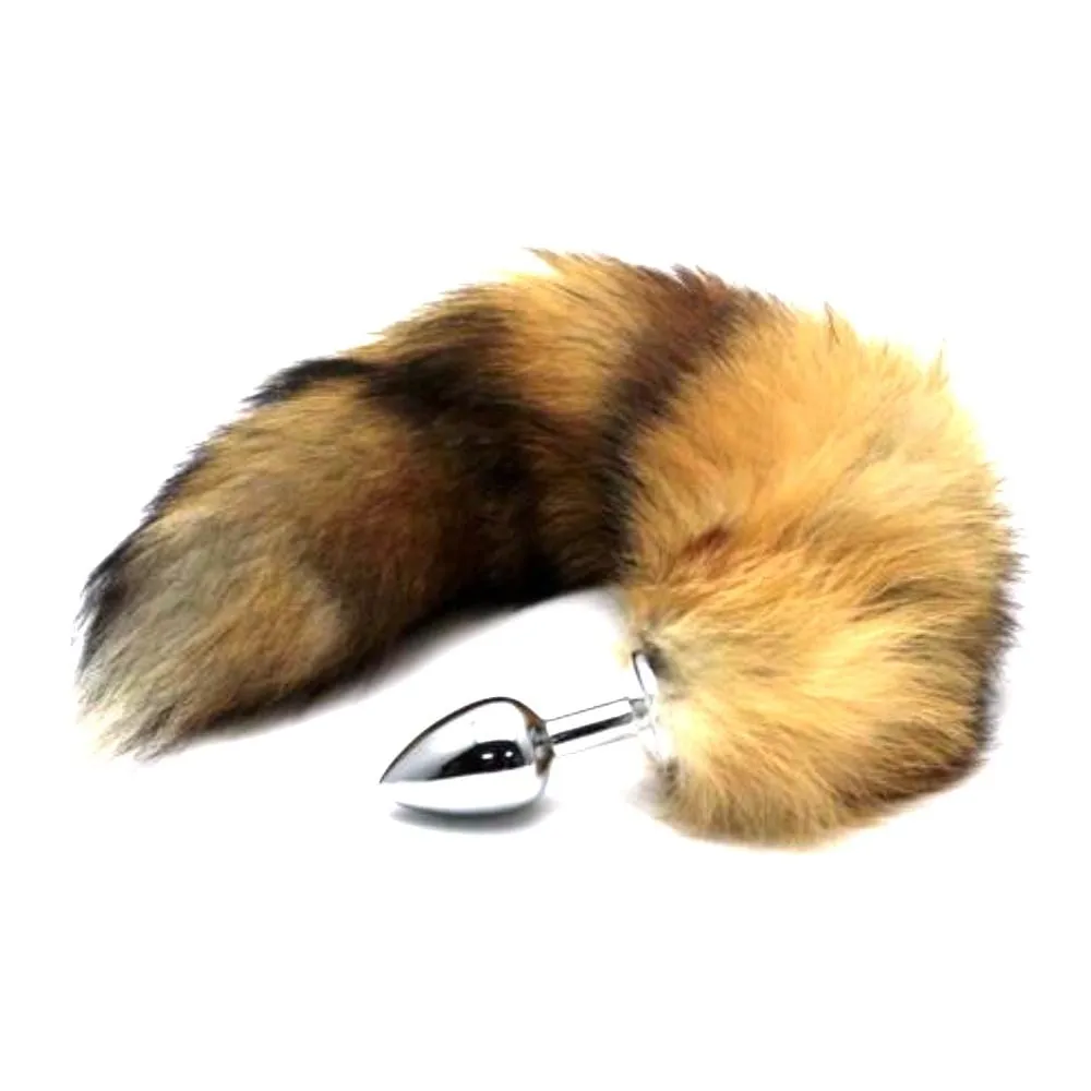17 Tail Brown Fox 3 Stainless steel Plug sizes available
