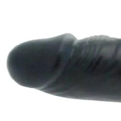 6-inch You2toys Black Dildo with Cock Ring