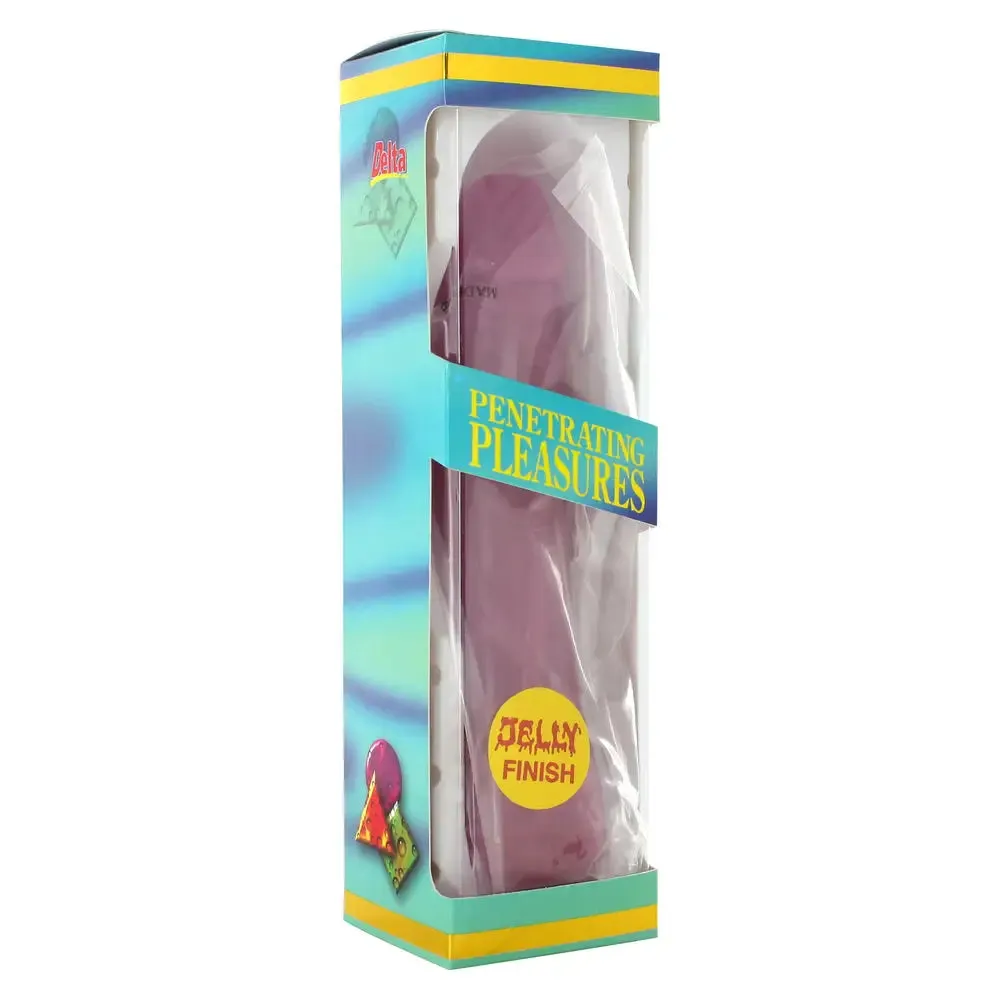 8.5-inch Seven Creations Purple Realistic Dildo with Veined Detail