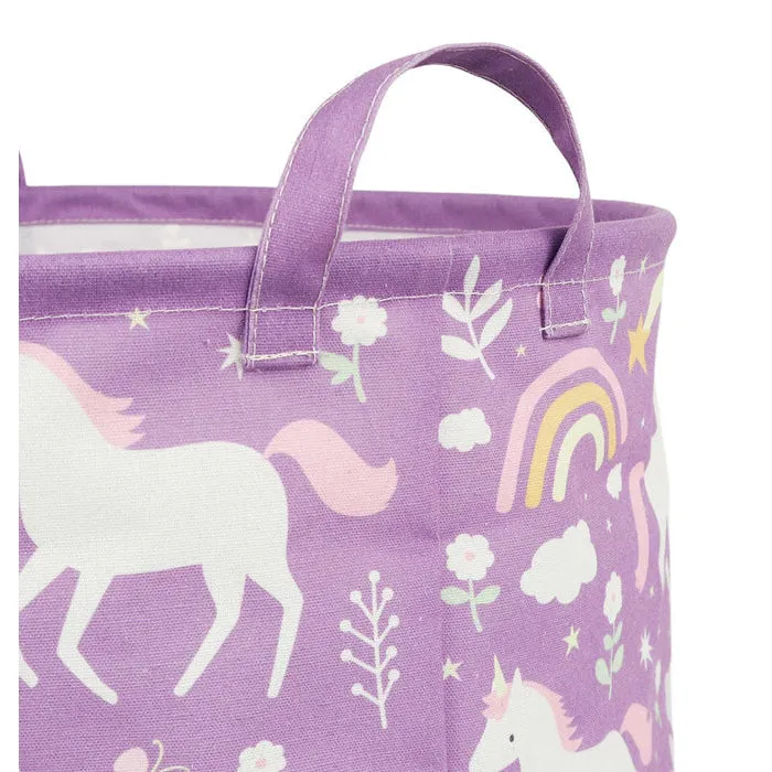 A Little Lovely Company Storage Basket: Unicorn Dreams
