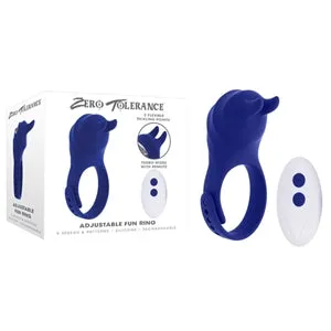 Adjustable Fun Remote Control Cock Ring by Zero Tolerance