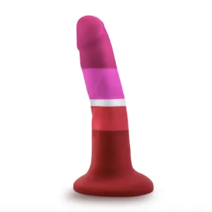 Avant Lesbian Pride Silicone Suction Cup Dildo