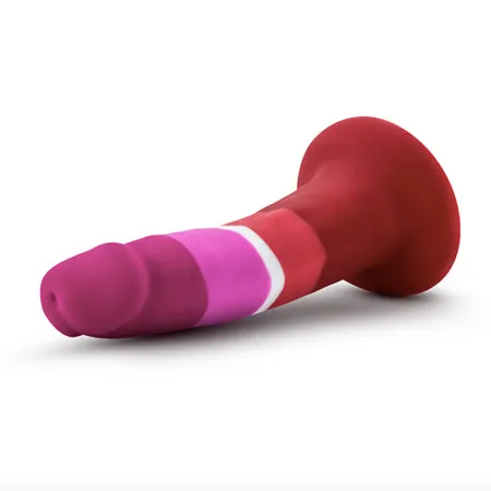 Avant Lesbian Pride Silicone Suction Cup Dildo