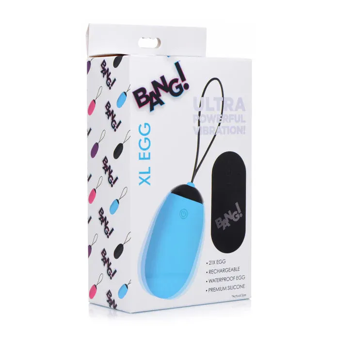 Bang Vibrating XL Egg With Remote by XR