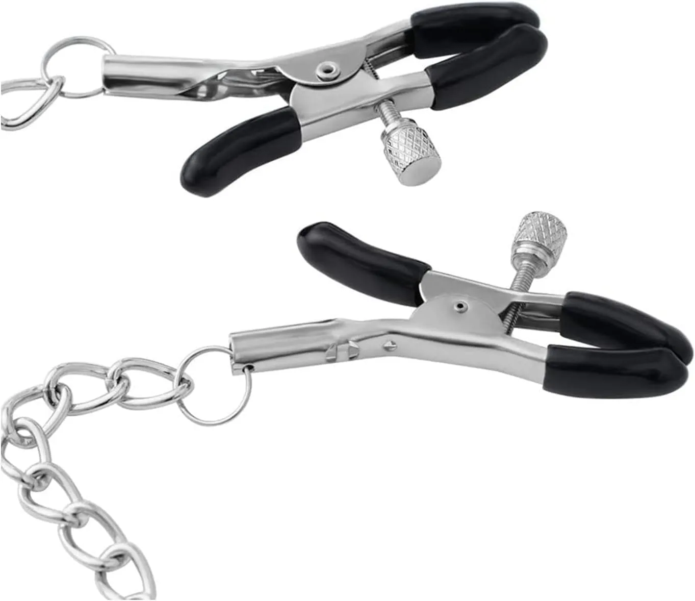 Being Fetish | Slave Nipple Clamps With Chain | Adjustable