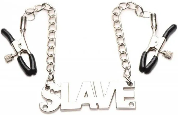 Being Fetish | Slave Nipple Clamps With Chain | Adjustable