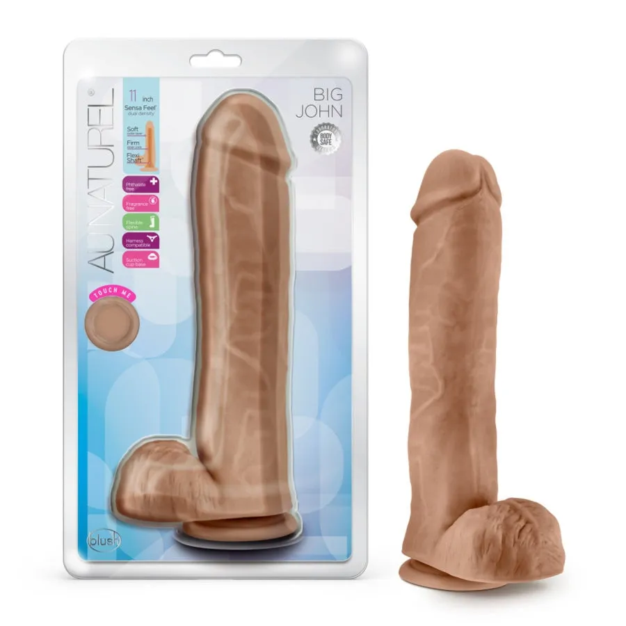Big John 11.5 Inch Suction Cup Dildo - Caramel