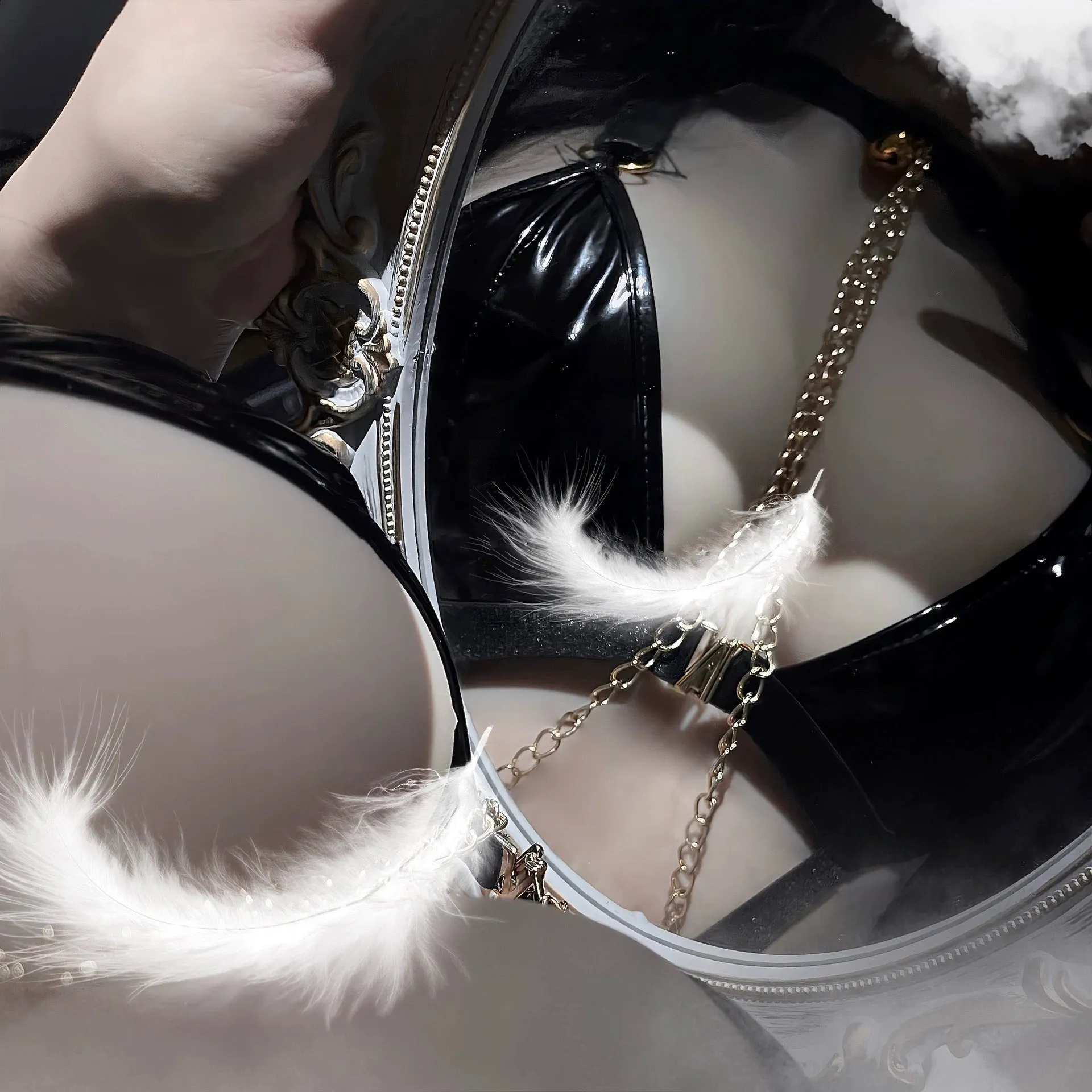 Big Thrill Energy Leather Harness Lingerie