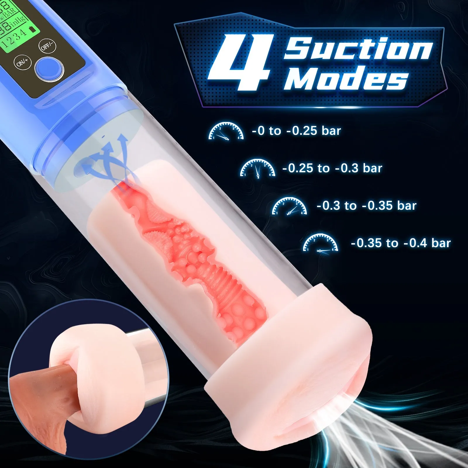 BlissfulBlossom - 3 in 1 Penis Enlargement Pump