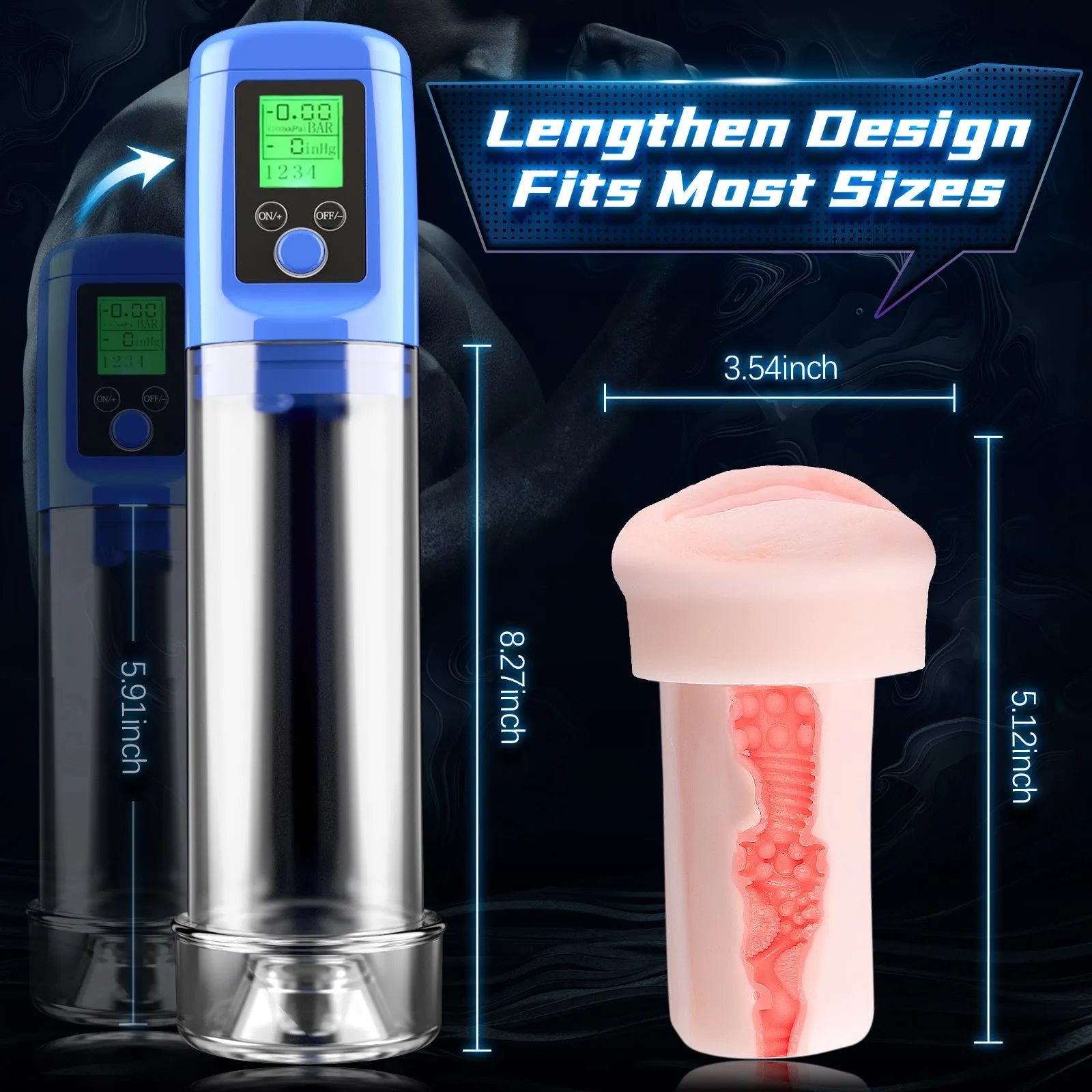 BlissfulBlossom - 3 in 1 Penis Enlargement Pump