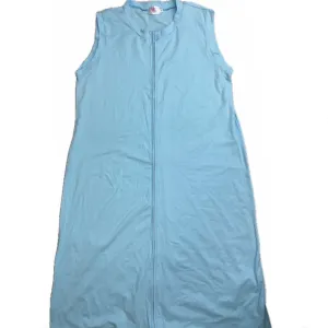 Blue Sleeveless Zipper Baby Sleep Sack Pajamas