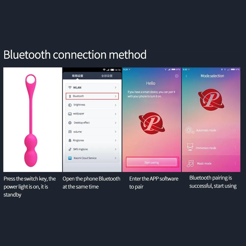 Bluetooth Vibrator | G-Spot Vibrator Vaginal Balls