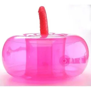 Bounce Baby | Inflatable chair with 6 Dildo | Pink | Free Electric Air Pump