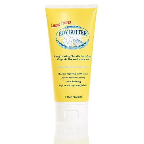Boy Butter Original Oil Based Lubricant with Coconut Oil 6 oz tube