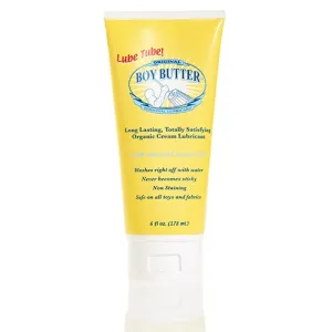 Boy Butter Original Oil Based Lubricant with Coconut Oil 6 oz tube