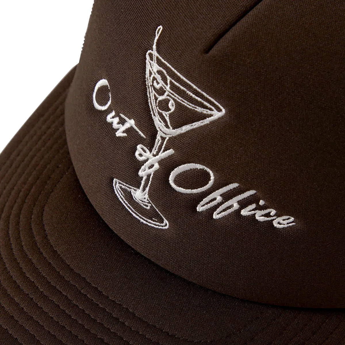 Brixton Womens Out Of Office Hp Trucker Hat - Pinecone Brown/Pinecone Brown