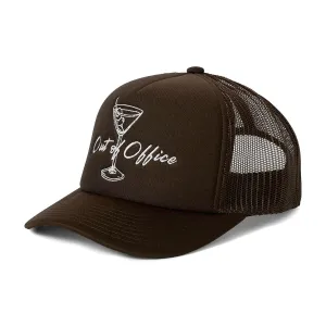 Brixton Womens Out Of Office Hp Trucker Hat - Pinecone Brown/Pinecone Brown