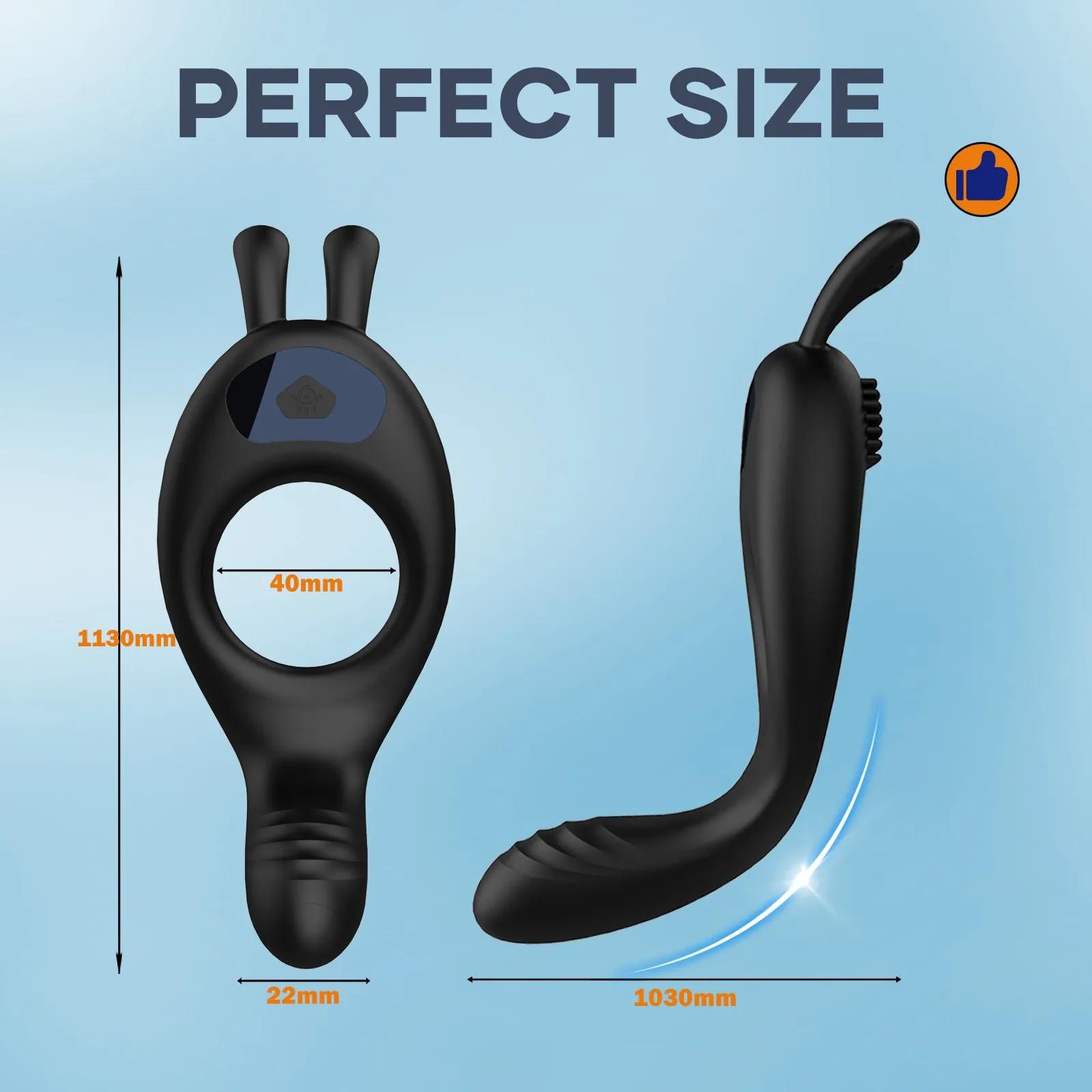 Calex Smart APP Couples Vibrating Cock Ring | Clitoris Stimulation | Perineal Stimulation