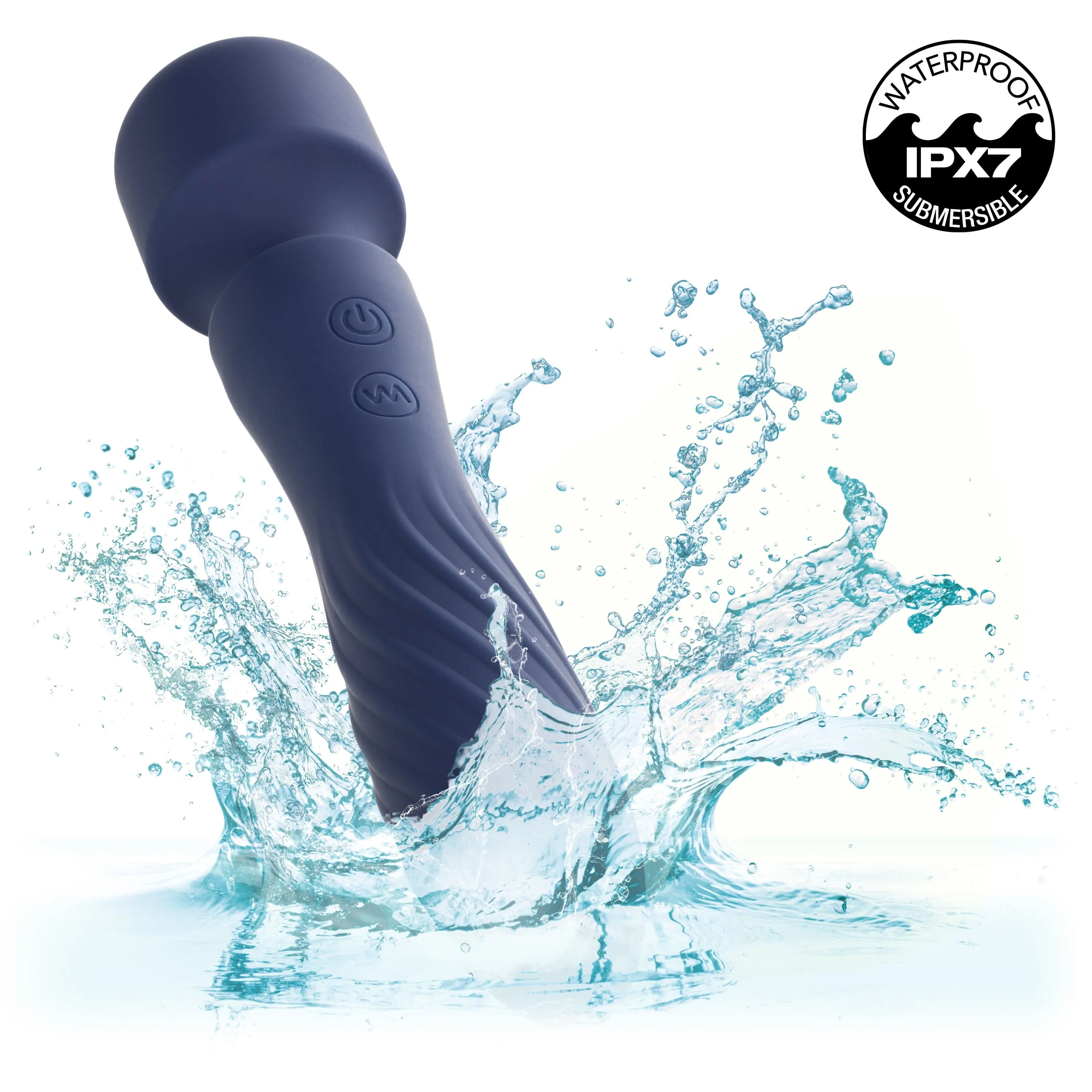 California Exotics - Charisma Mystique Wand Massager (Dark Blue)