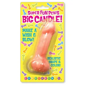 Candy Prints - Super Fun Penis Big Party Candle (Flesh)