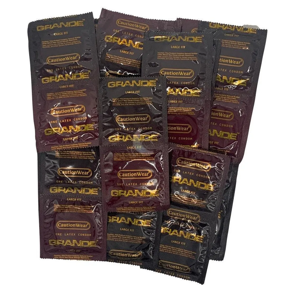 Caution Wear Grande LARGE Fit Condoms