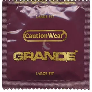 Caution Wear Grande LARGE Fit Condoms