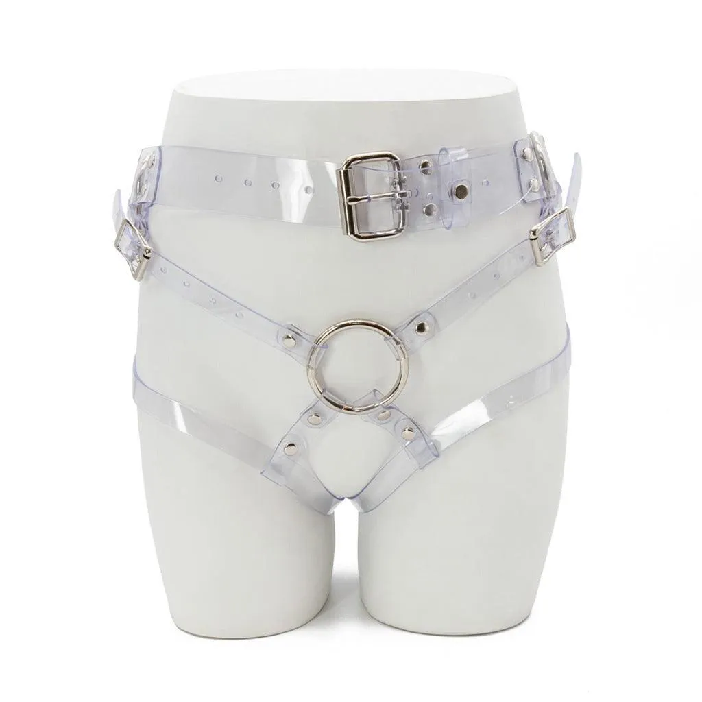 Clear CTRL Strapon Harness