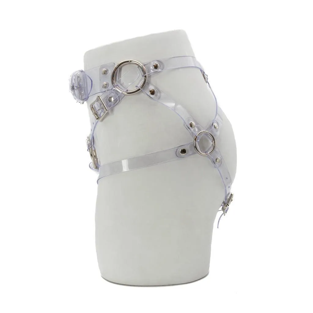 Clear CTRL Strapon Harness