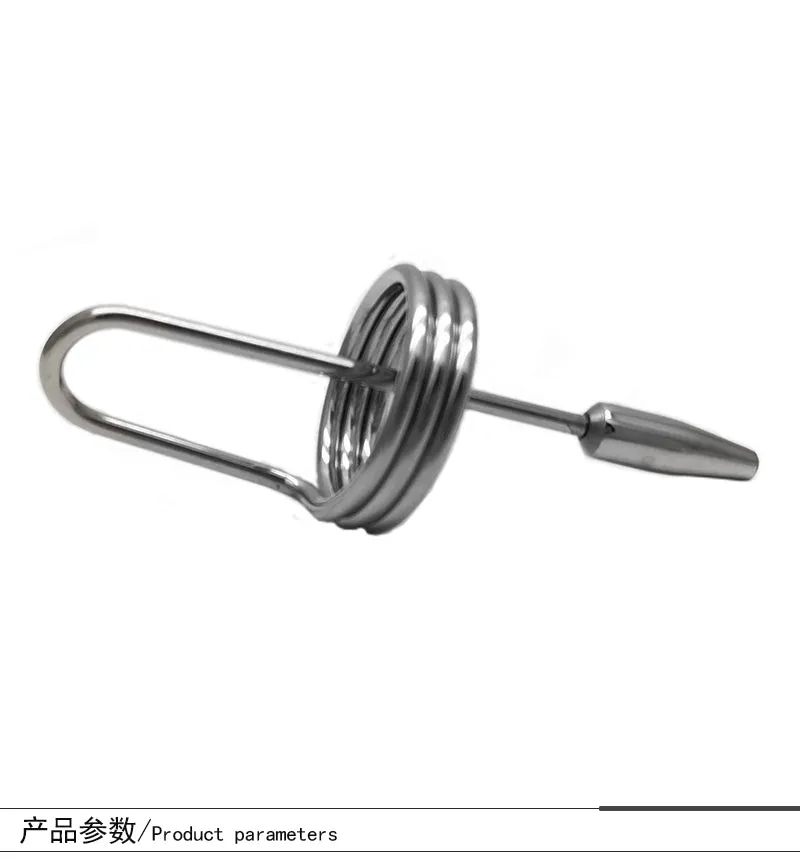 Come Closer Penis Bullet Plug  | Tripple Glans Ring | Chrome | Cum Stopper