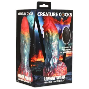 Creature Cocks Rainbow Pheonix Vibrating Dildo by XR