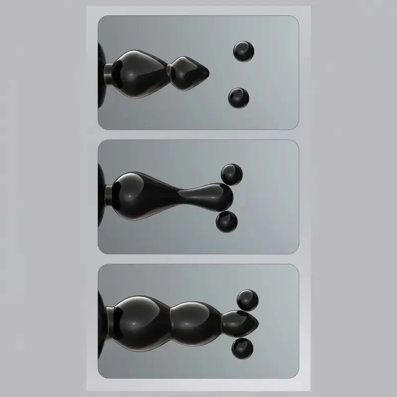 Cylinder SM Anal Plug Hand Washable Anal Beads Accessories