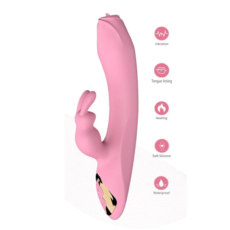 Dibe 12 Female licking rabbit vibrator sex toy