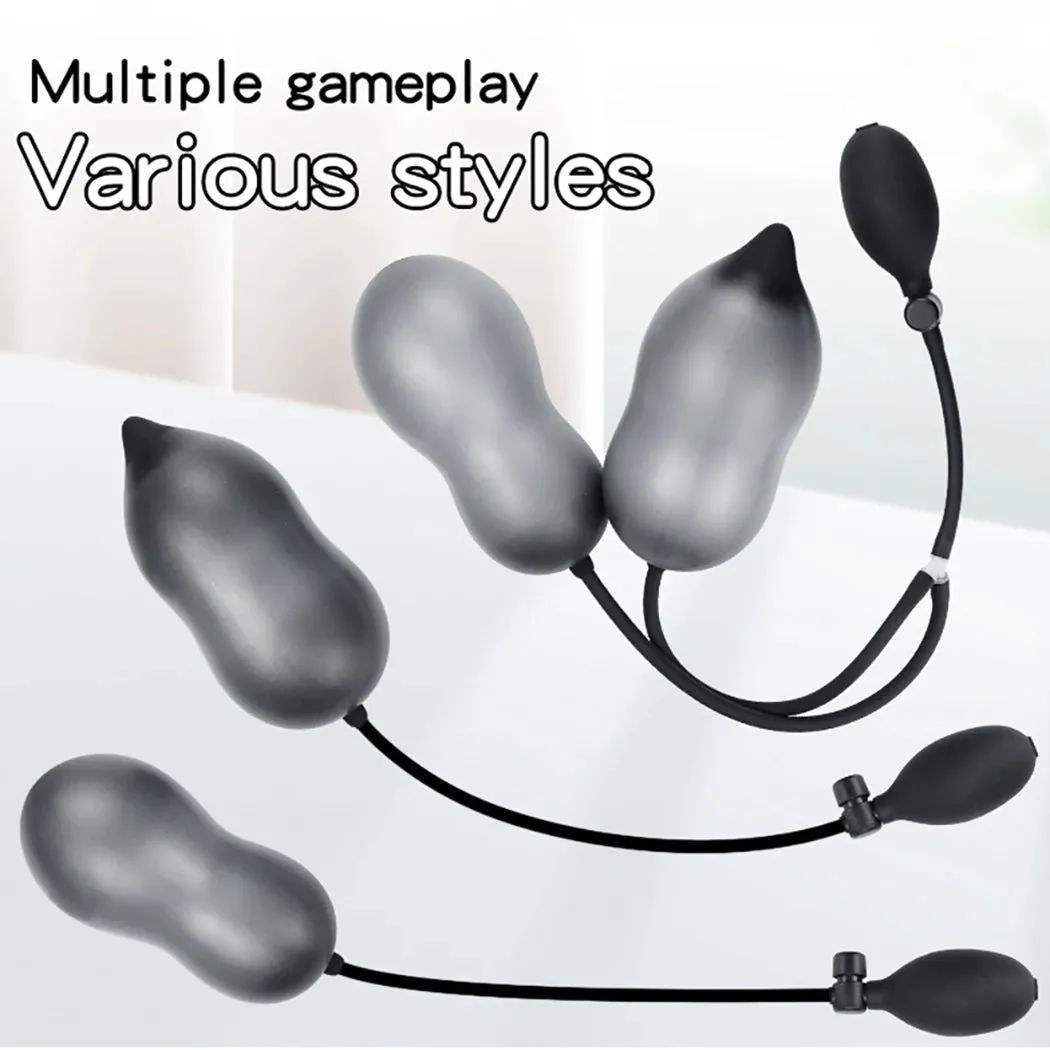 Double Inflatable Anal Plug - Exotic Dual Anal Expansion G Spot Prostate Massage Milking