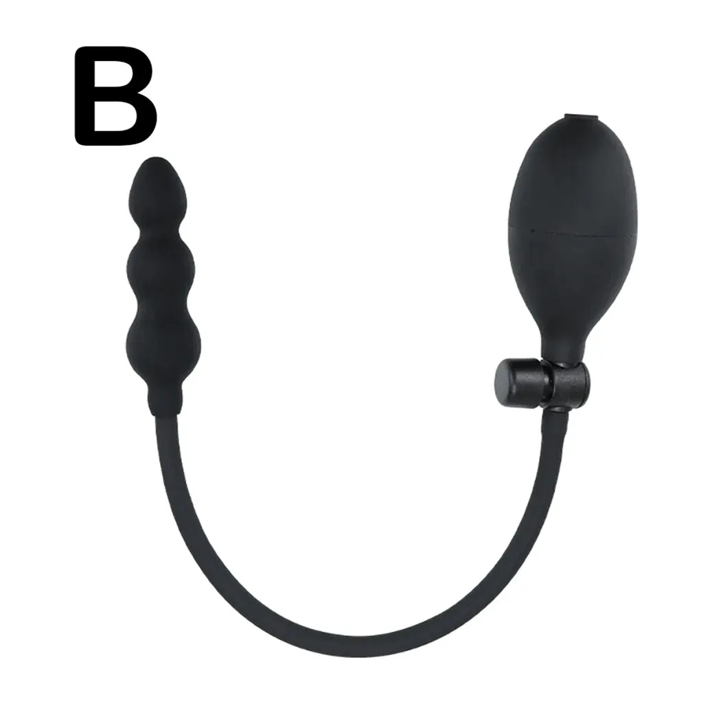 Double Inflatable Anal Plug - Exotic Dual Anal Expansion G Spot Prostate Massage Milking
