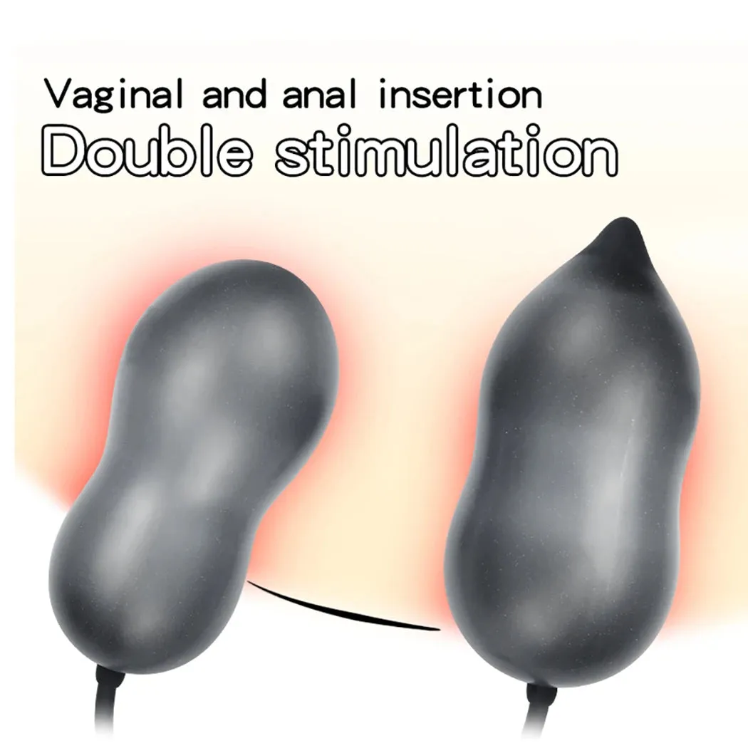 Double Inflatable Anal Plug - Exotic Dual Anal Expansion G Spot Prostate Massage Milking