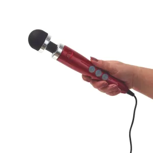 Doxy Number 3 Aluminum Extra Powerful Wand Vibrator - Candy Red