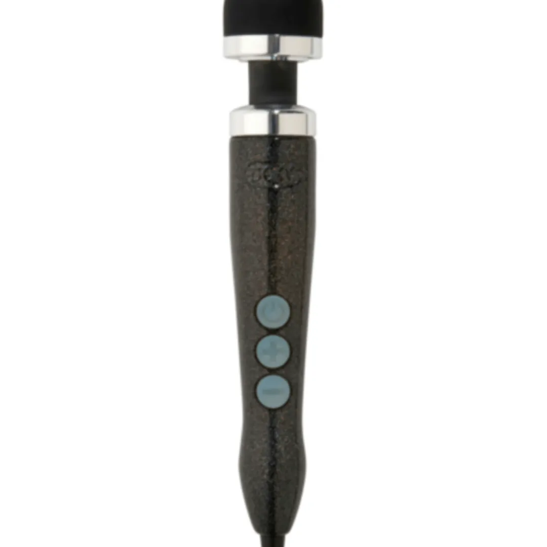 Doxy Number 3 Aluminum Extra Powerful Wand Vibrator -  Disco Black