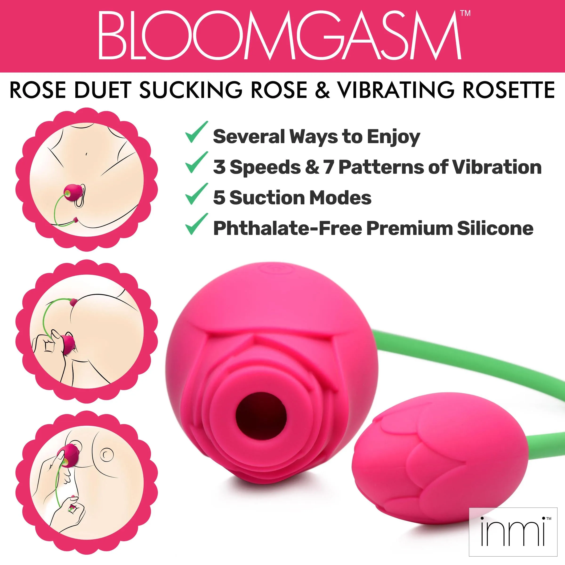 Duet Sucking Rose And Vibrating Rosette
