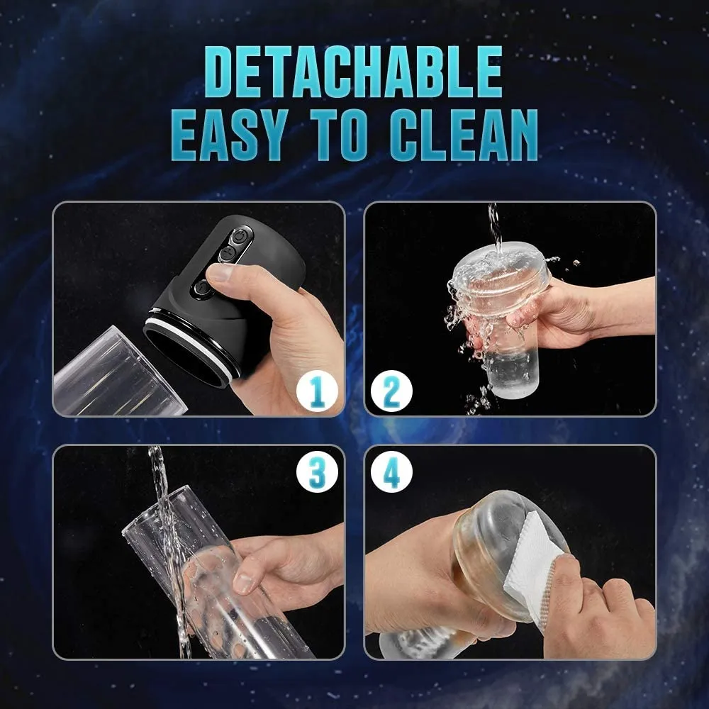 Electric Male Masturbator Cup with Visible Enlargement Function