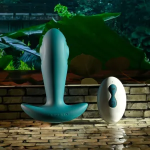 Evolved - Gender X Tunnel Tapper Remote Control Anal Plug (Teal)