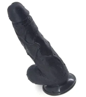 FAAK 9 Black Dildo | Suction Cup | Lifelike Silicone